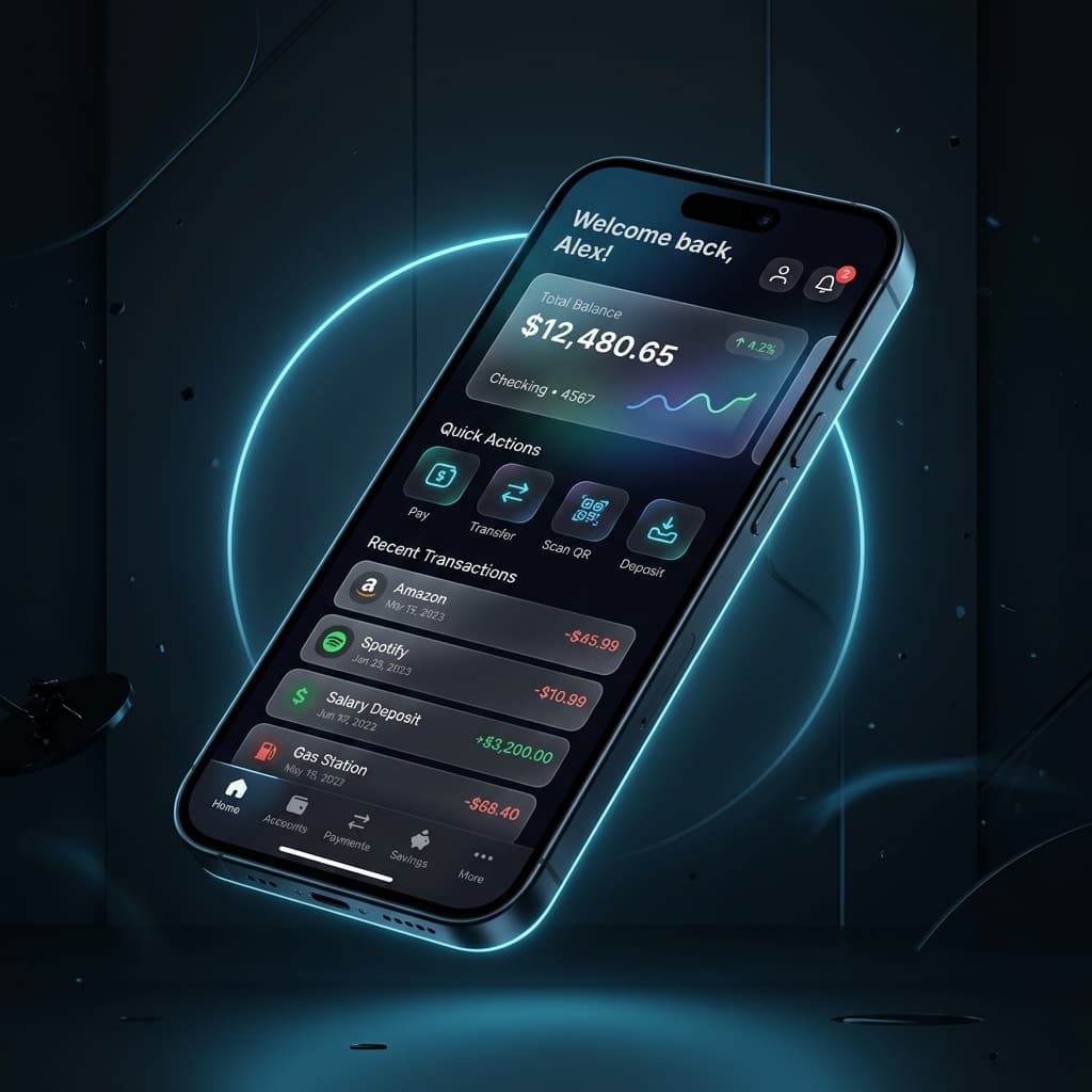 Mobile Web App Mockup